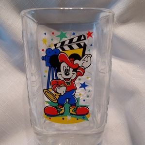 Walt Disney World Mickey Millennium 2000 Glass